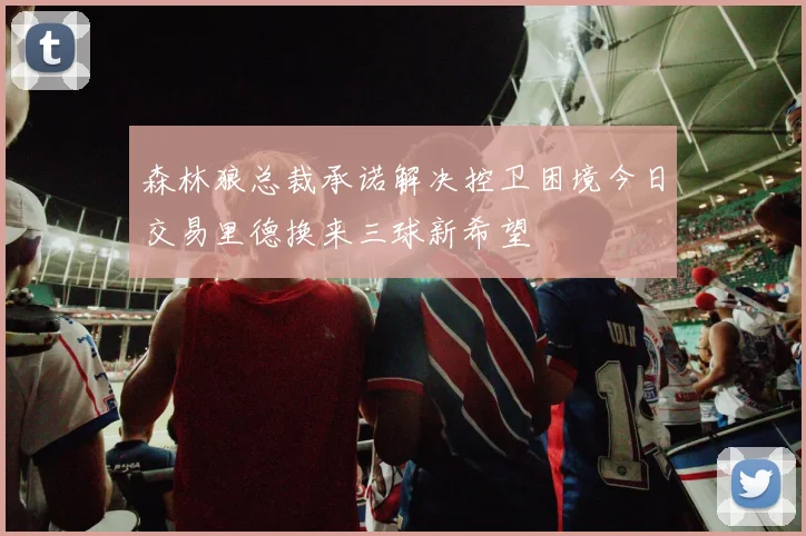 森林狼总裁承诺解决控卫困境今日交易里德换来三球新希望